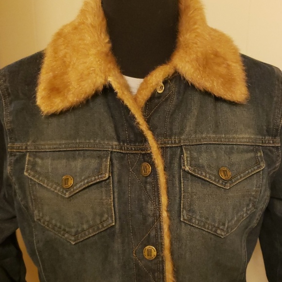 New York and Company size small lined denim jacket - Picture 2 of 4